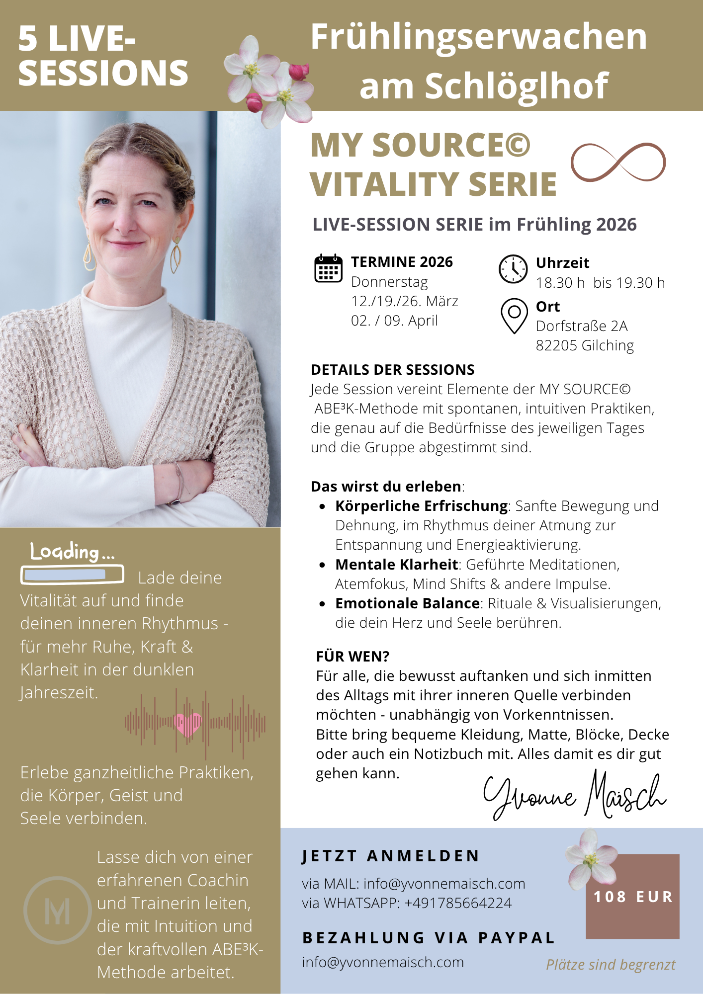 MY SOURCE© VITALITY SERIE – Frühlingserwachen am Schlöglhof